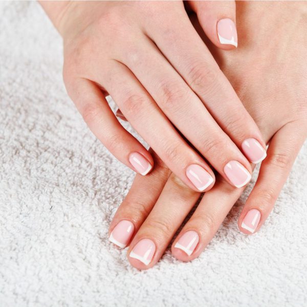 nail salon hands beige